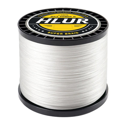 HLUR X8 Strong 300M 1000M 8 Strand Weaves PE Braided Fishing  Multifilament 8 Braid Wire 20-88LB