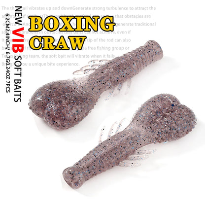 SUNMILE Stick Bait 6.2cm6.6g Casting Heavy Weighted Soft Plastic Lures Craw Artificial Bait Silicone Shad Lure For Bass Fishing