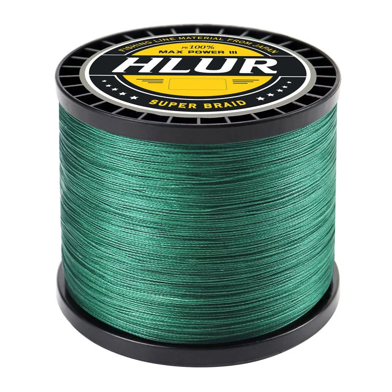 HLUR X8 Strong 300M 1000M 8 Strand Weaves PE Braided Fishing  Multifilament 8 Braid Wire 20-88LB