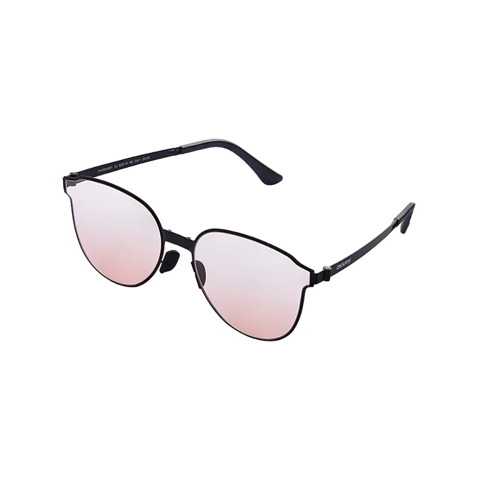 Classic Folding Metal Sunglasses 2024 New Fashion Stainless Steel Frame Nylon Lenses Outdoor