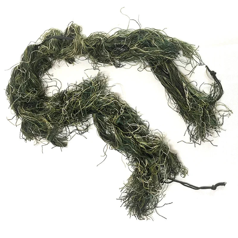 5pcs/set Camouflage Ghillie Suit Yowie Sniper Tactical Clothes Camo Suit for Hunting Paintball Ghillie
