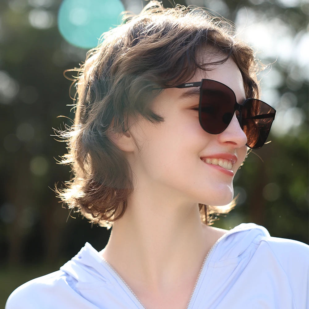 Classic Folding Metal Sunglasses 2024 New Fashion Stainless Steel Frame Nylon Lenses Outdoor