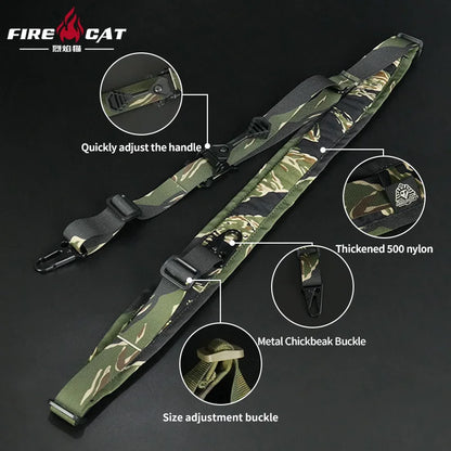 US Warehouse Tactic FERR 2 Point Sling Shoulder Strap Outdoor Rifle Sling Shoulder Strap
