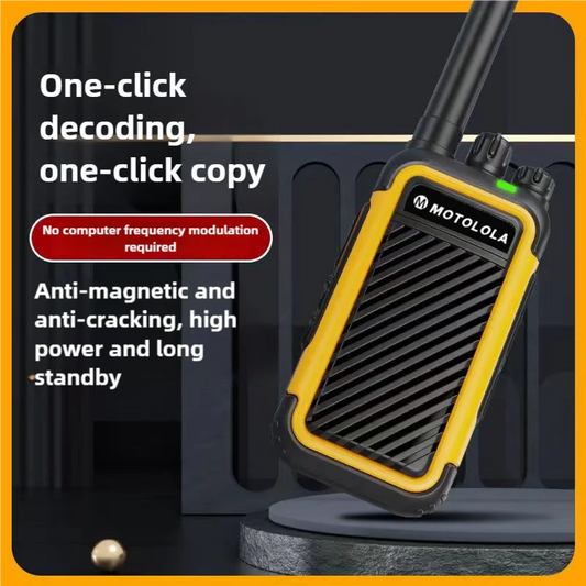 MOTOLOLA F2 Walkie Talkie Portable Two-Way Radio UHF Transceiver Set Walkie-talkies Radio Walkie Talkie Long Range COD