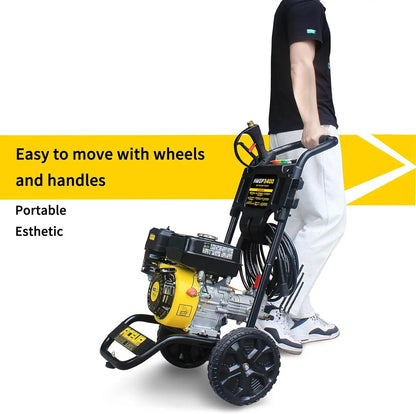 Aceup Energy Gas Pressure Washer 3400 PSI 2.6 GPM, High Pressure Washer 212CC Gas Power