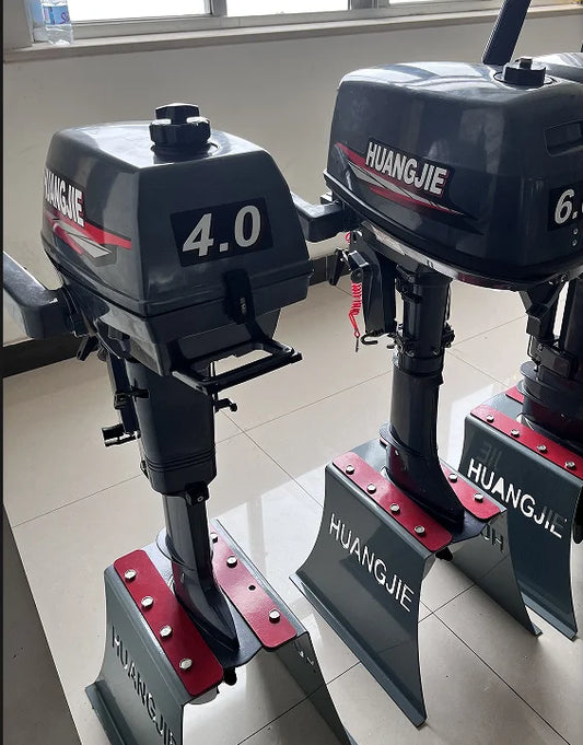 Boat Engine 4HP 2 Stroke Gasoline Boat Motor Outboard Engine