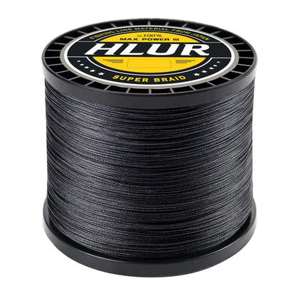 HLUR X8 Strong 300M 1000M 8 Strand Weaves PE Braided Fishing  Multifilament 8 Braid Wire 20-88LB