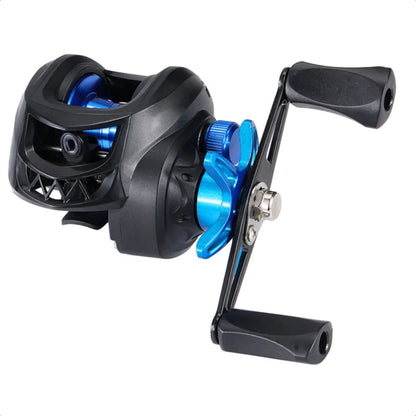 Casting Fishing Reel 7.2 1 Gear Ratio Max Drag 10kg Baitcasting Reel with Aluminum Spool