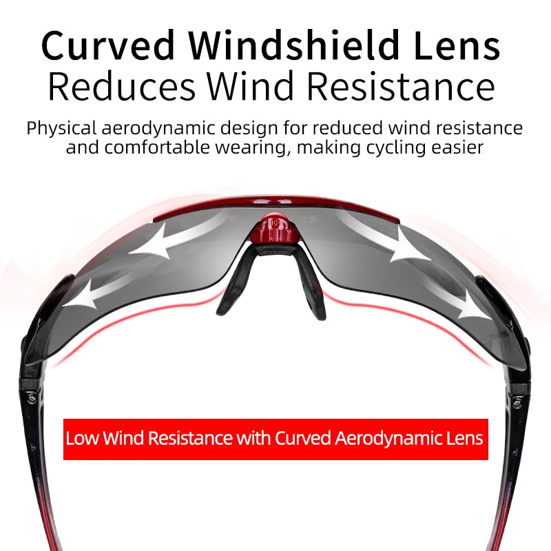 Polarized Cycling Glasses  UV400 Outdoor Sport Eyewear Men Women