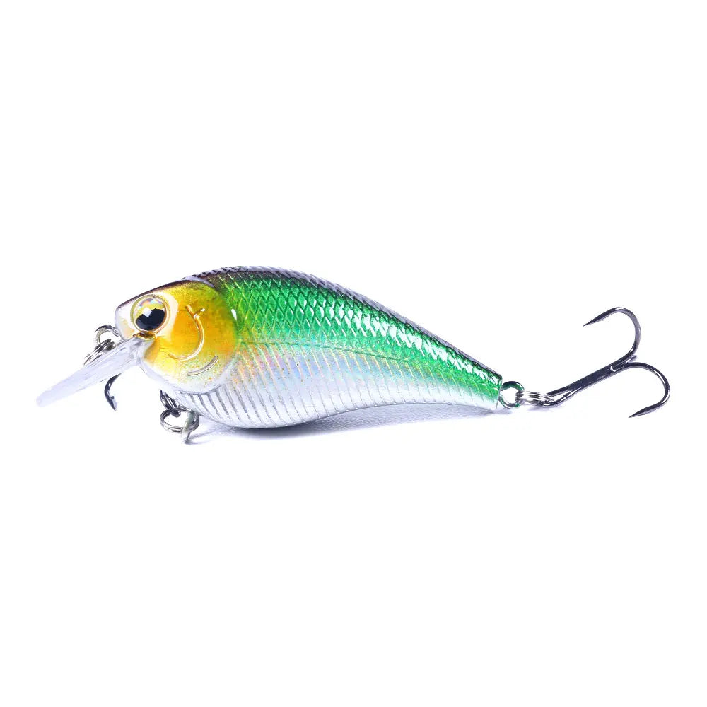 Hengjia 1pcs 7cm 9.5g Square Bill Crankbait Artificial Wobbler Shallow Diving Bait Fishing Lure for Bass