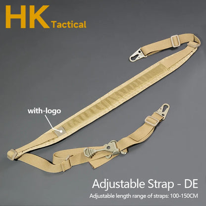 Tactical Rifle 2 Point sling Modular Shoulder Strap QD Quick Adjust M4 AK