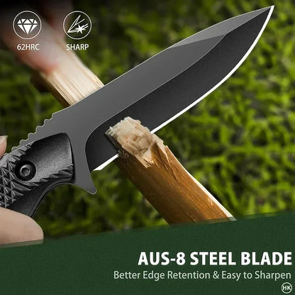 High Hardness Camping Hunting Survival Knife Fot Meat Cutting Outdoor Hiking