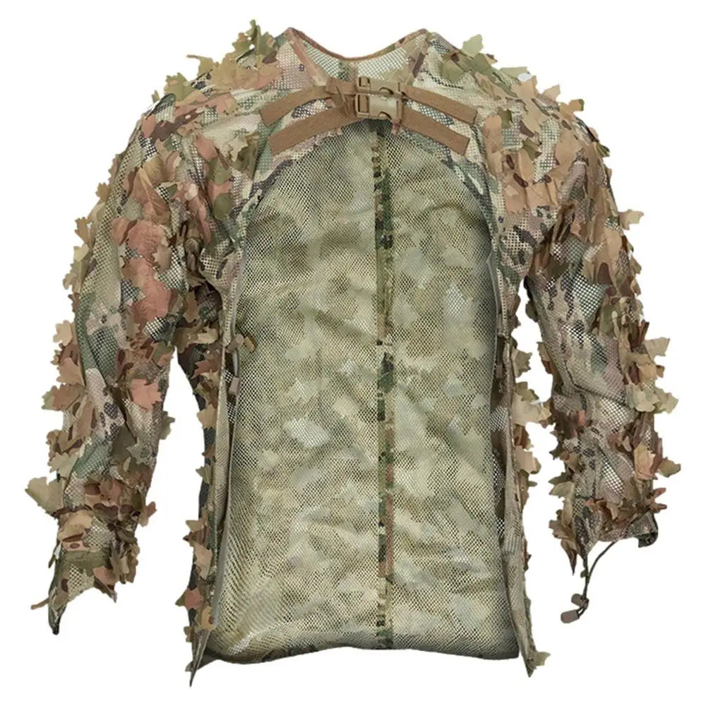 Ghillie Suit Breathable Ghillie Suit For Turkey Hunting Hunting Gear Camouflage Material Woodland