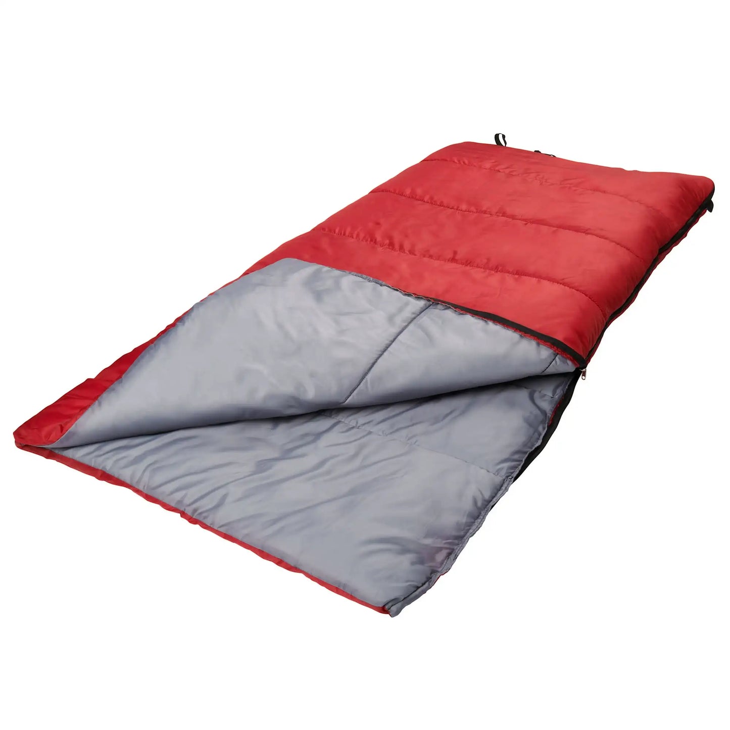Ozark Trail 50-Degree Weather Rectangular Sleeping Bag, Red, 33"X75"