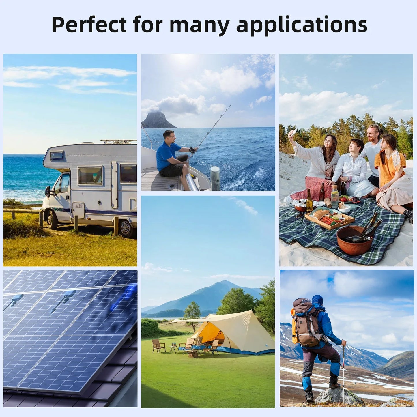 12V 100Ah Lithium LiFePO4 Battery with 100A BMS Perfect for RV,Golf Cart,Solar Power System,