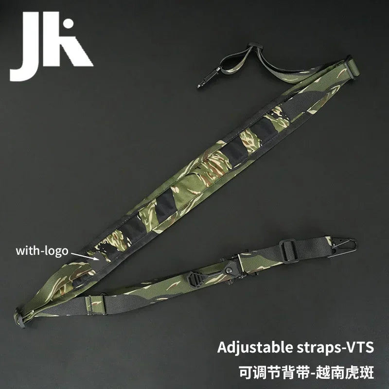 Tactical Quick Release Sling Strap 2 Points Adjustable Rifle Nylon Strap Outdoor Hunting Weapon HK416