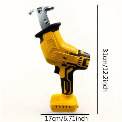 Cordless Reciprocating Saw Compatible With DeWalt 20V Battery,0-3500SPM Variable Speed,4 Saw Blades Kit（Tool Only）