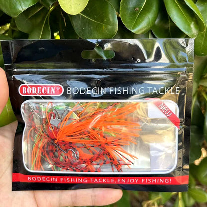 3pcs Chatterbait Fishing Lures Set Spinner Artificial Bait Skirts Kit Weedless Buzzbait Wobblers For Bass Pike Swimbait Walleye