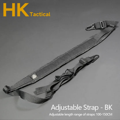 Tactical Rifle 2 Point sling Modular Shoulder Strap QD Quick Adjust M4 AK