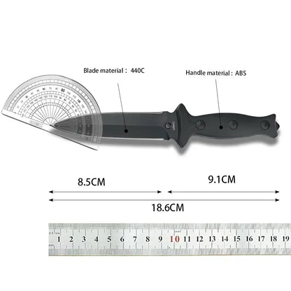 High Hardness Pocket Tactical Knife Fixed Blade Knife Survival Rescue EDC Tool Hunting Knife Military
