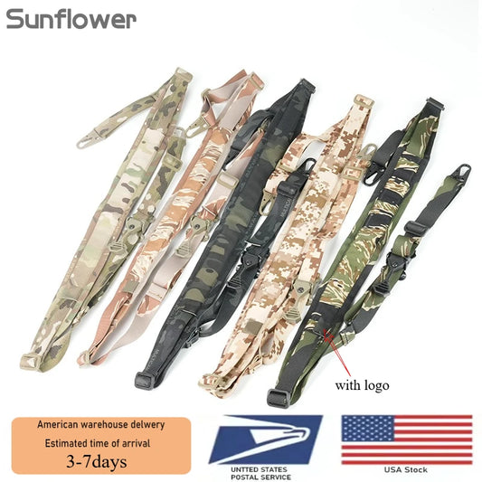 US Warehouse Tactical Nylon Rifle Sling Quick Adjustment 2 Point Padded Combat Modular