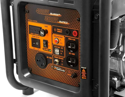 GN400i RV-Ready 4000-Watt Open Frame Inverter Generator, CARB Compliant, Black/orange   | USA | NEW