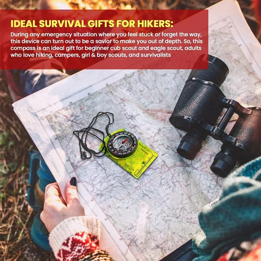 Hiking Backpack Directional Compass Outdoor Waterproof Professional