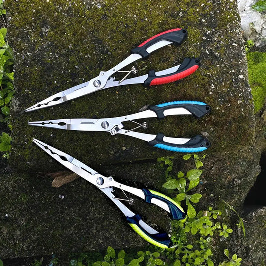 Fishing Pliers Long Nose Stainless Steel Hook Remover Cut Fishing Line Fishing Tied Hook