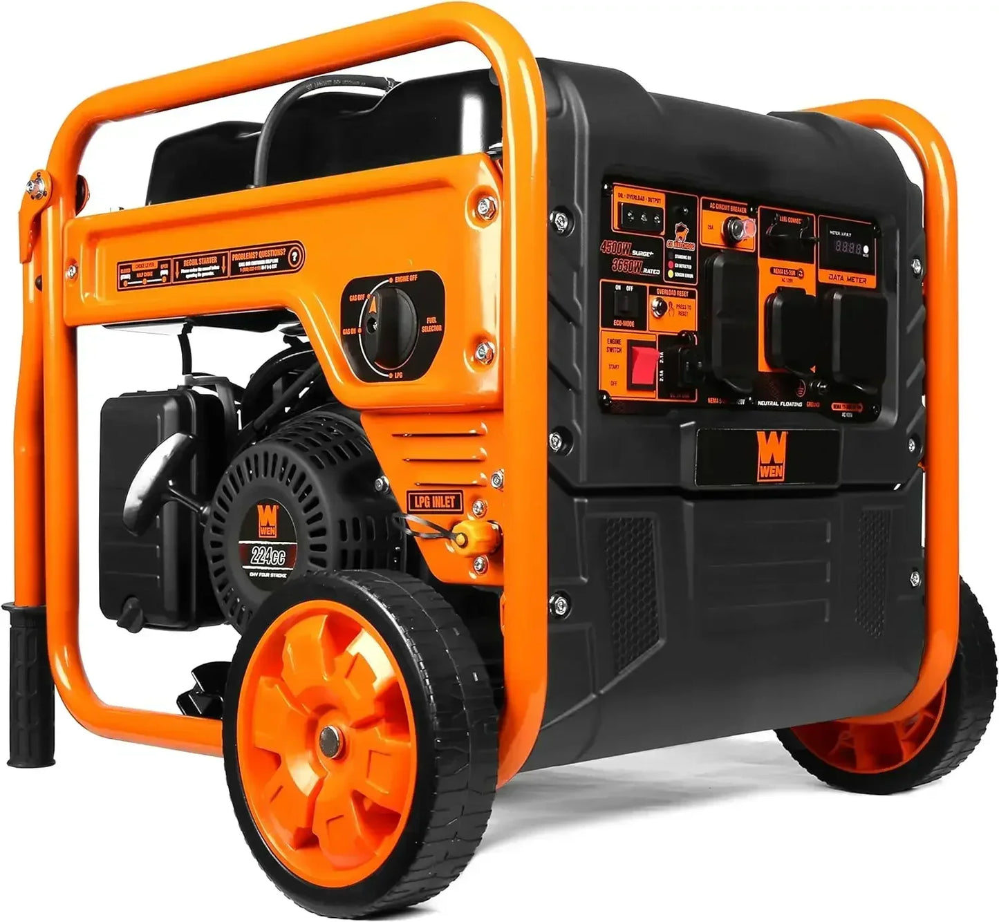 GN400i RV-Ready 4000-Watt Open Frame Inverter Generator, CARB Compliant, Black/orange   | USA | NEW