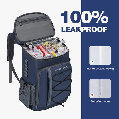 WESTTUNE 35 Can Cooler Backpack Leakproof Insulated