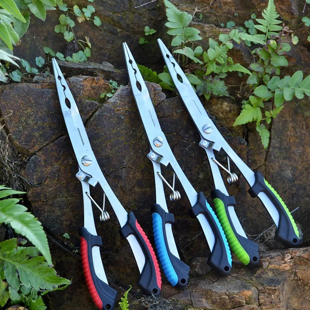 Fishing Pliers Long Nose Stainless Steel Hook Remover Cut Fishing Line Fishing Tied Hook