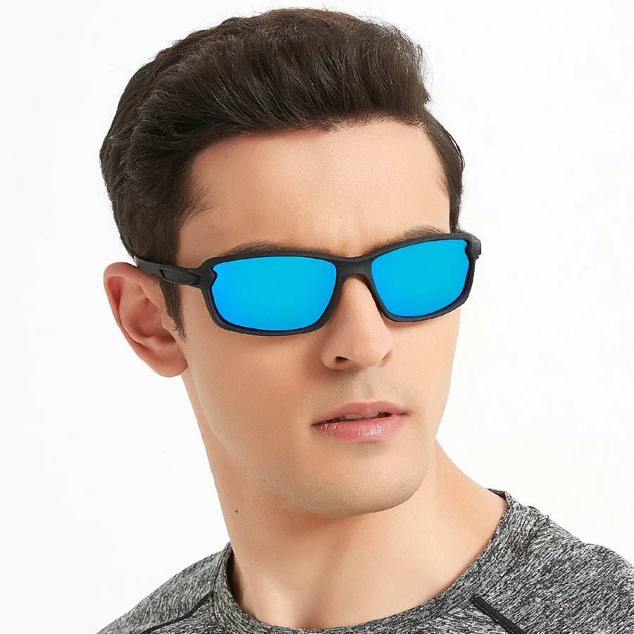 2 PCS Fashion Vintage Sunglasses Men Women Fishing Driving Man Luxury Brand Designer Sun Glasses Anti-Glare Retro Eyewear UV400